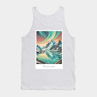 Travel Retro Vintage - Enchanted Greenland Tank Top